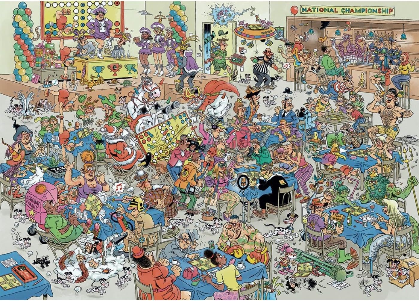Jan Van Haasteren - Ludo Battle (1000 Pieces) (1110100482)