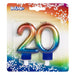 Boland: Candle Shape Of A Foil Balloon `20` With Holder