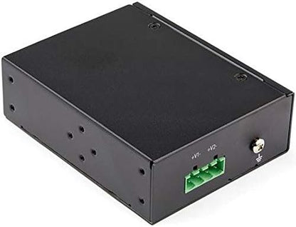 StarTech.com Switch Conmutador Industrial Ethernet Gigabit de 5 Puertos PoE no Gestionado de Servicio Pesado GbE PoE+ IP30 (IESC1G50UP