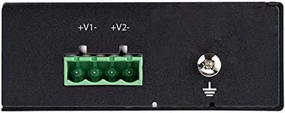 StarTech.com Switch Conmutador Industrial Ethernet Gigabit de 5 Puertos PoE no Gestionado de Servicio Pesado GbE PoE+ IP30 (IESC1G50UP