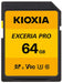 Kioxia 64GB Exceria pro U3 V90 SD-kaart