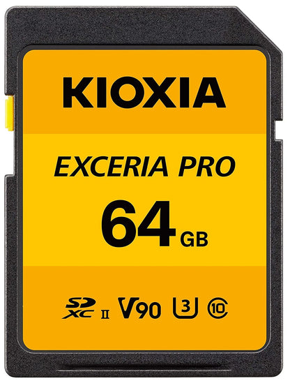 Kioxia 64GB Exceria pro U3 V90 SD-kaart