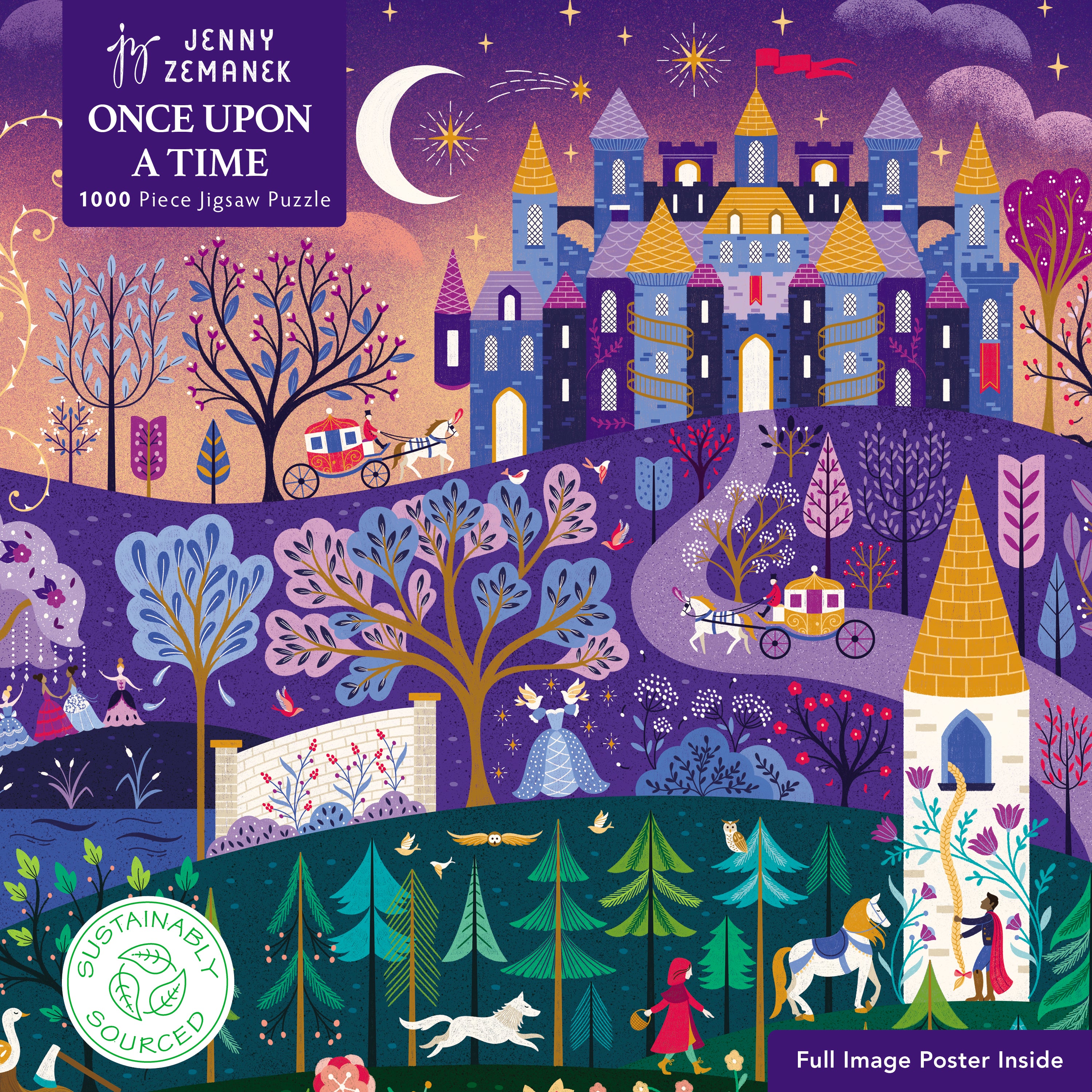 Adult Sustainable Jigsaw Puzzle Jenny Zemanek: Once Upon a Time