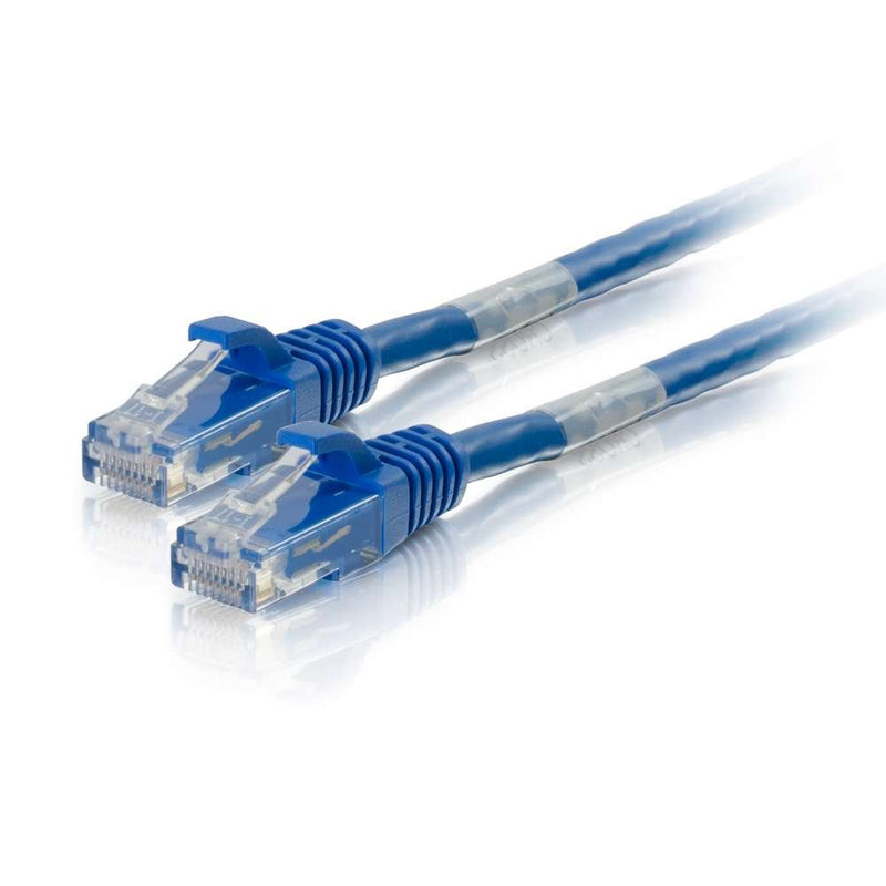 C2G Cat6 Booted Unshielded (UTP) Crossover Patch Cable - Crossover cable - RJ-45 (M) to RJ-45 (M) - 7 m - UTP - CAT 6 - molded, snagless, stranded - blue