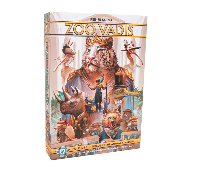 Zoo Vadis Board Game - Standard Edition - Bitewing Games - Negotiaition Game - 3 to 7 Players - 30 Minute Play Time