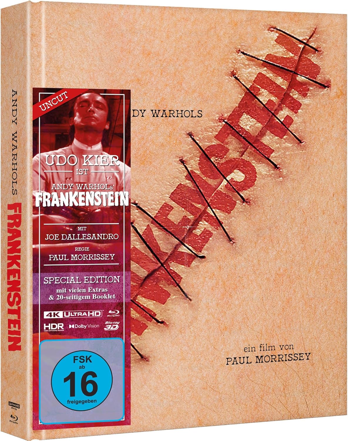 Andy Warhols Frankenstein - Mediabook - Cover B (4K Ultra HD) (+2 s