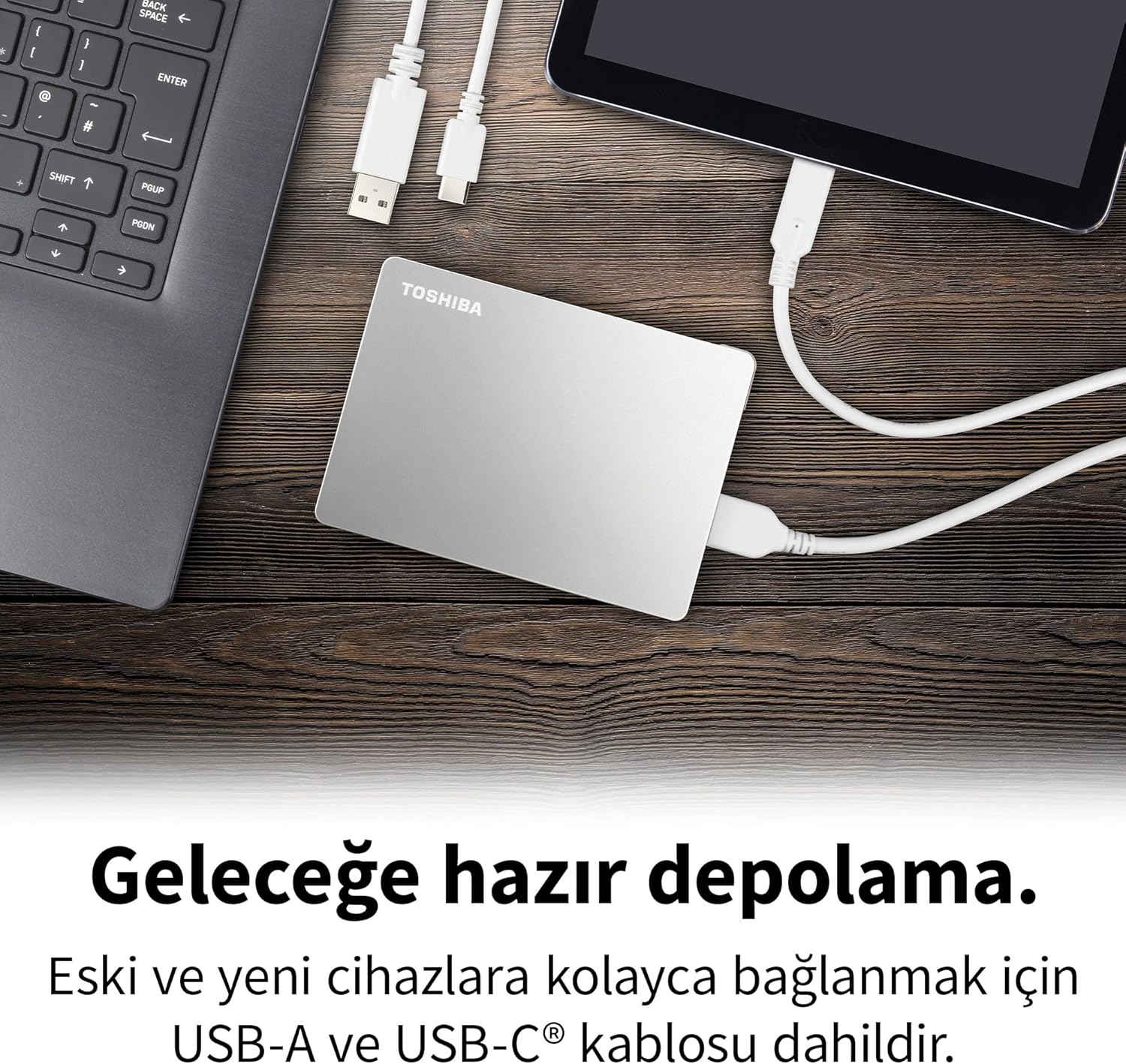 Toshiba Canvio Flex 1TB Warm Silver