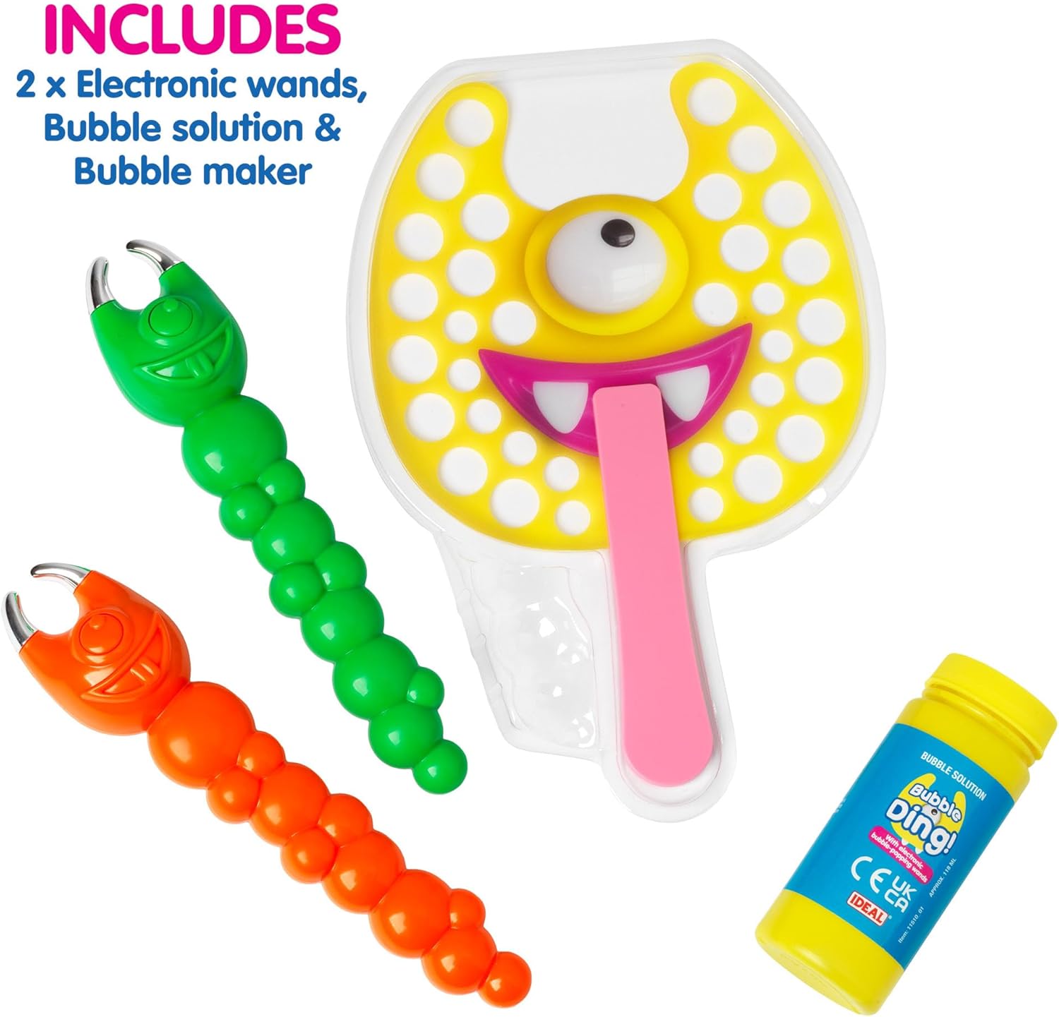 IDEAL | Bubble Ding! The bubble bursting game | Kids Games | Outdoor Games | For 1-2 Players | Ages 3+