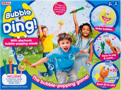 IDEAL | Bubble Ding! The bubble bursting game | Kids Games | Outdoor Games | For 1-2 Players | Ages 3+