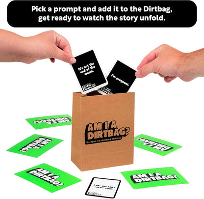 Am I A DirtBag: The ‘Game Of Changing Opinions’ Party Card Games, for adults and teens age 14+, best new board game, for 3+ players