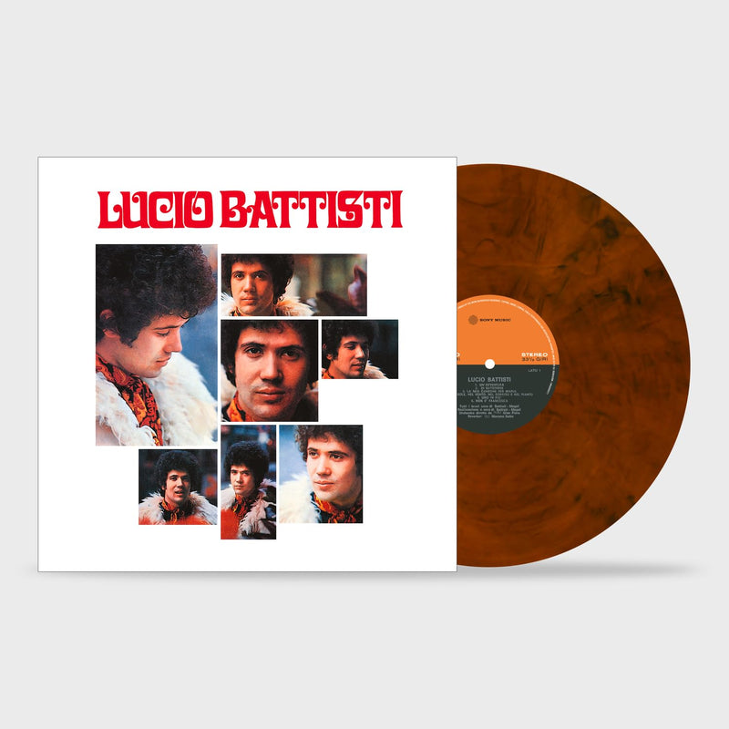 Lucio Battisti Orange & Black Marble