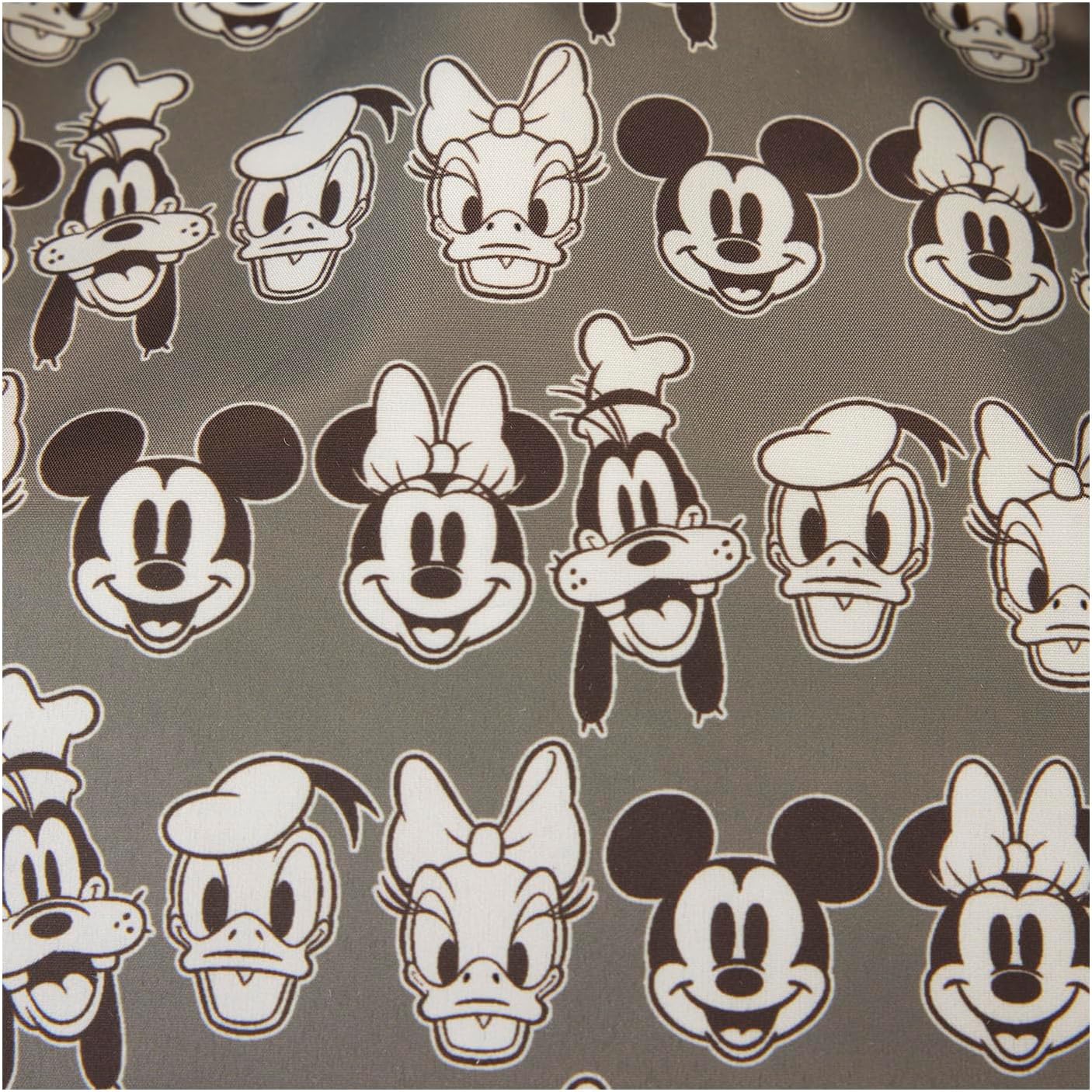 Loungefly Disney Mickey and Friends Faux Leather and Canvas Mini Tote Bag
