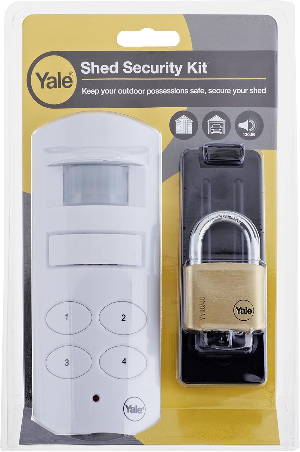 The Yale Shed & Garage Alarm Is The Ideal Way To Secure Buildings Outside Of The Main Home And Can Be Wall Mounted Or Used Free Stan