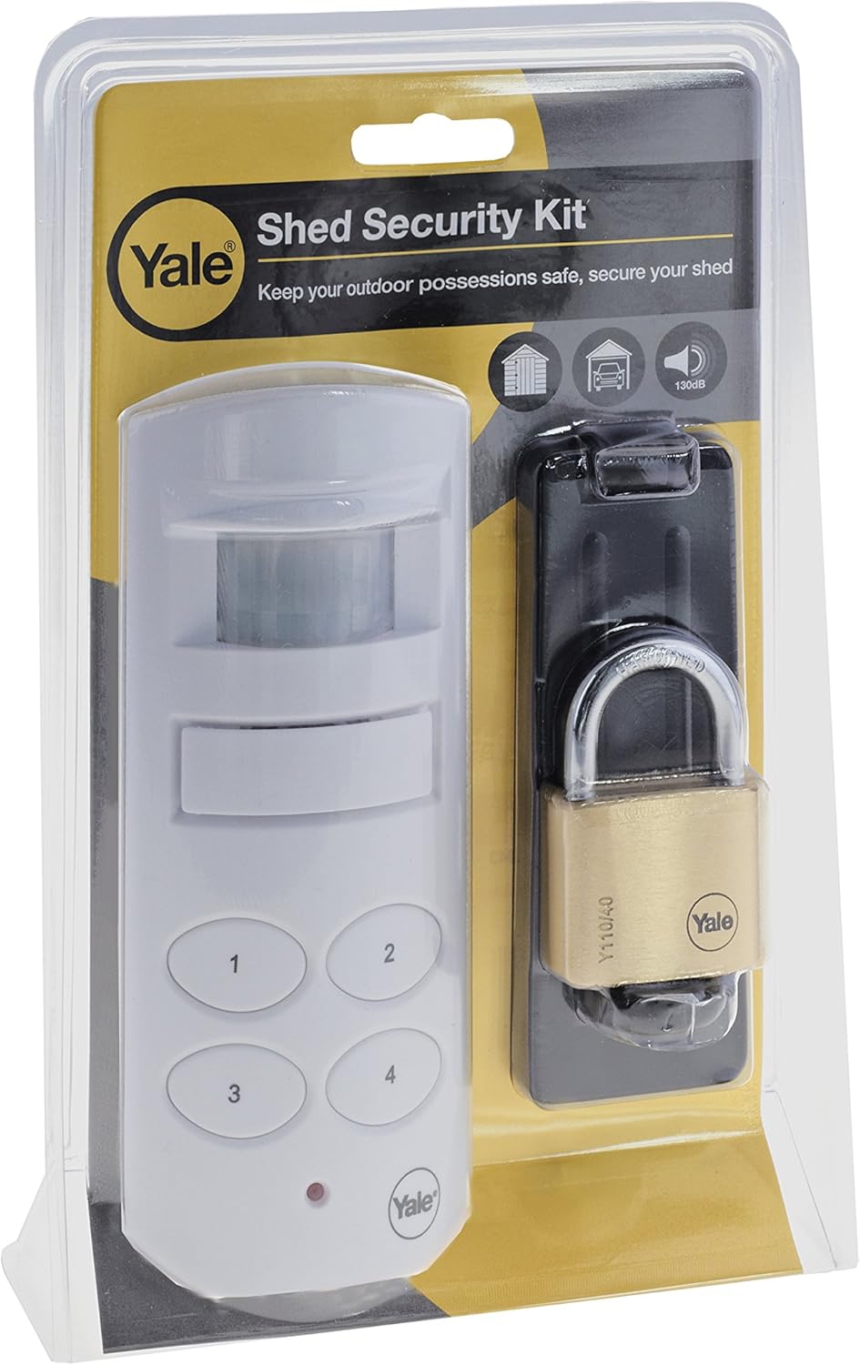The Yale Shed & Garage Alarm Is The Ideal Way To Secure Buildings Outside Of The Main Home And Can Be Wall Mounted Or Used Free Stan