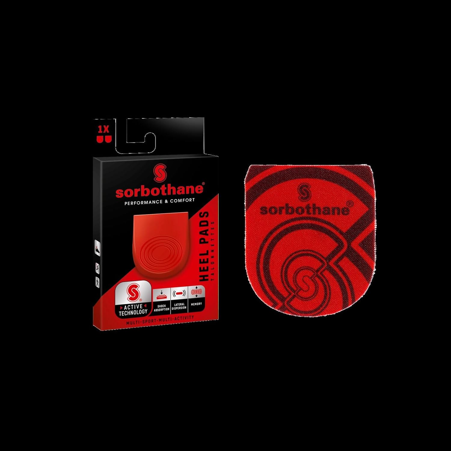 Sorbothane Sports Heel Pads