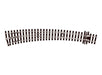 Peco SL-E1487 Streamline Code 75 Left Hand Curved Turnout Electrofrog