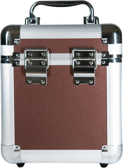 Rock on Wall Flight Case 45T Brown, Brown, Suitcase with Imitation Leather Finish