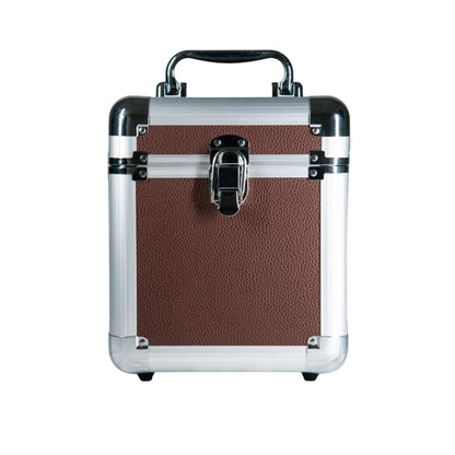 Rock on Wall Flight Case 45T Brown, Brown, Suitcase with Imitation Leather Finish