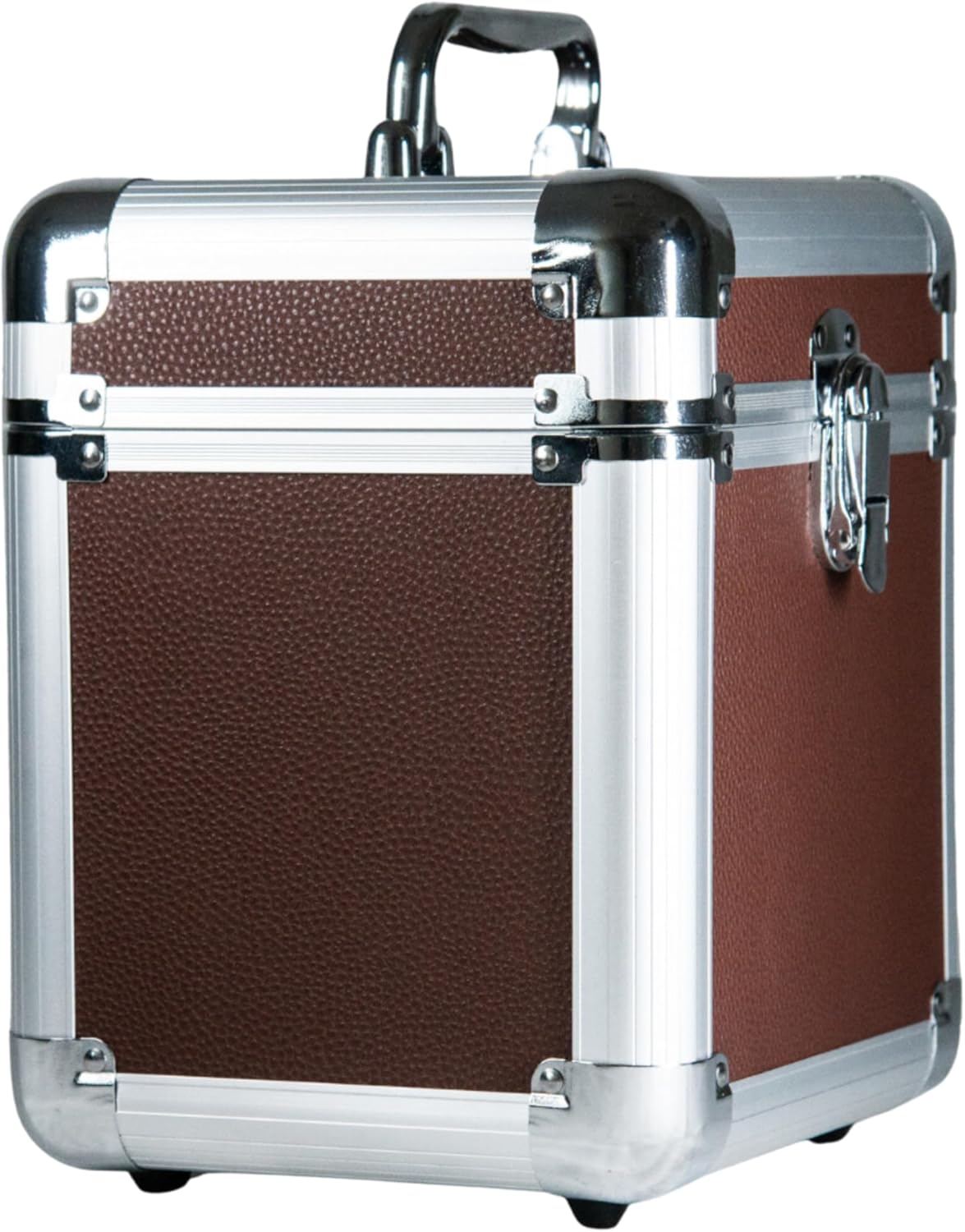 Rock on Wall Flight Case 45T Brown, Brown, Suitcase with Imitation Leather Finish