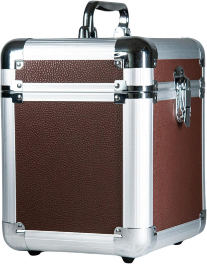 Rock on Wall Flight Case 45T Brown, Brown, Suitcase with Imitation Leather Finish