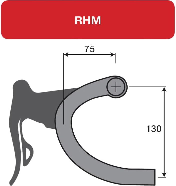 DEDA LENKING Bend Null2 DCR POB RHM-EVO 40CMB/B (38 cm c/c