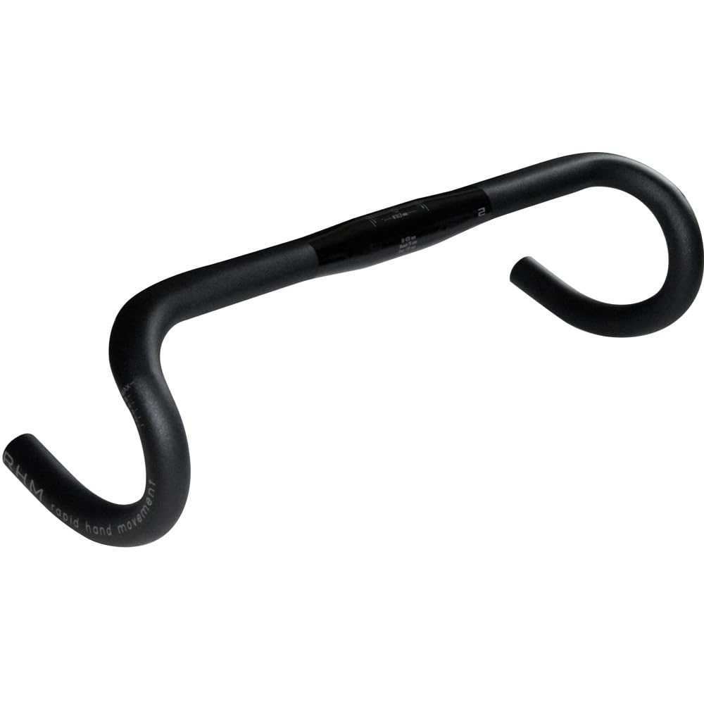 Deda Elementi Zero2 DCR RHM-Evo Drop Handlebar, POB (Polish on Black), 42cm