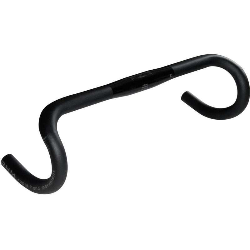 Deda Elementi Zero2 DCR RHM-Evo Drop Handlebar, POB (Polish on Black), 42cm