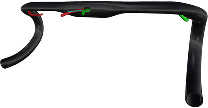 Deda Elementi Zero2 DCR RHM-Evo Drop Handlebar, POB (Polish on Black), 44cm