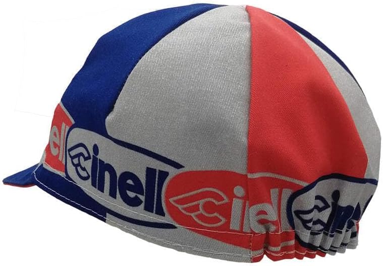 Cinelli Oval Cycling Cap, Red/Blue, One Size