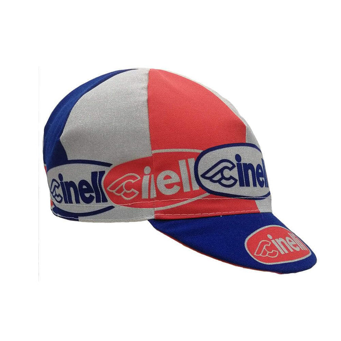 Cinelli Oval Cycling Cap, Red/Blue, One Size