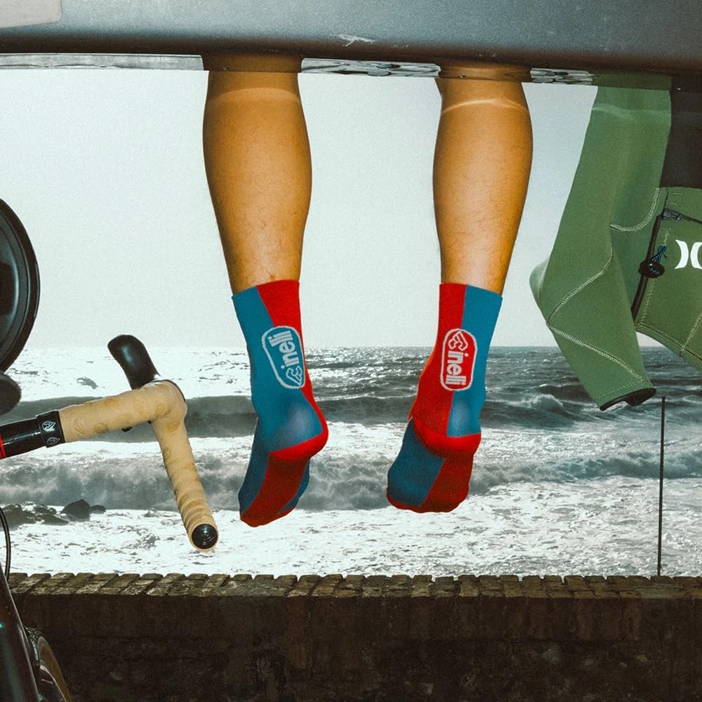Cinelli Unisex Oval Cycling Socks