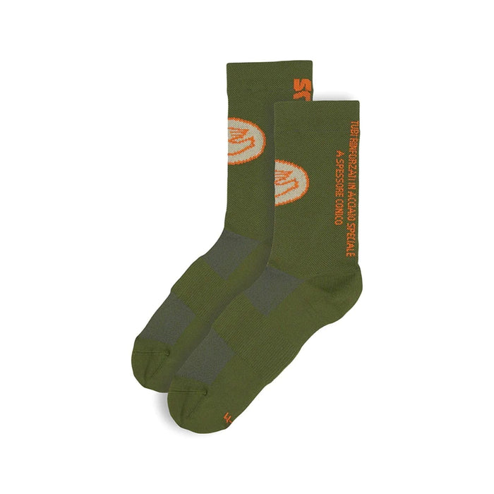 Gruppo Columbus Box Green Socks, Green