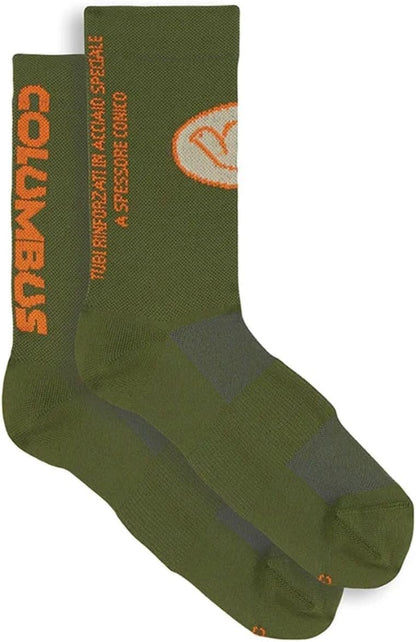 Gruppo Columbus Box Green Socks, Green