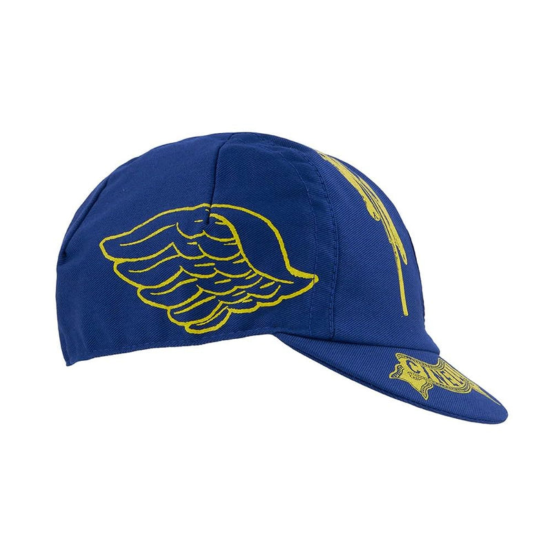 Cinelli Milano Bike Veterans, Cycling Cap, Blue, One Size