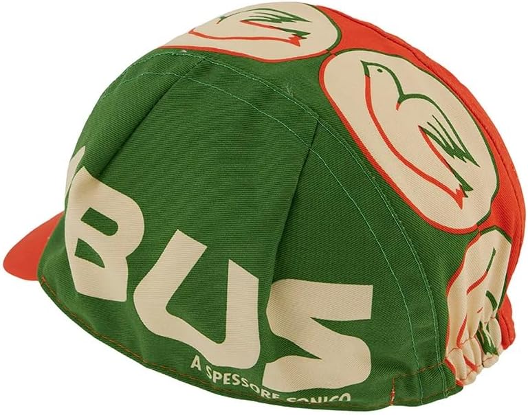 Cinelli Columbus Green Box Cycling Cap, Green/Red, One Size