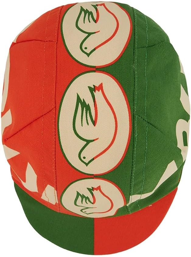 Cinelli Columbus Green Box Cycling Cap, Green/Red, One Size