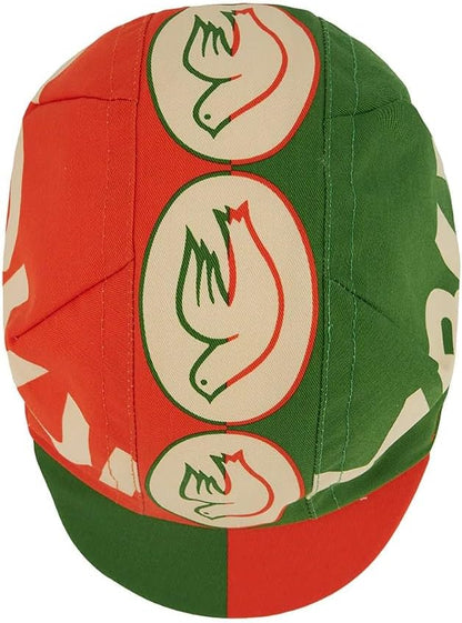 Cinelli Columbus Green Box Cycling Cap, Green/Red, One Size