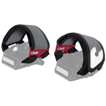 Cinelli Unisex's Kink Toe Straps, Black and Fully Reflective, Universal