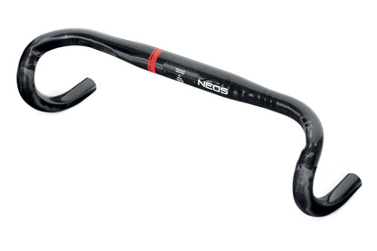 Cinelli Neos Drop Handlebars, Black/Red, 40cm