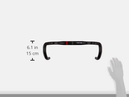 Cinelli Unisex's Neos Drop Handlebars, Black/Red