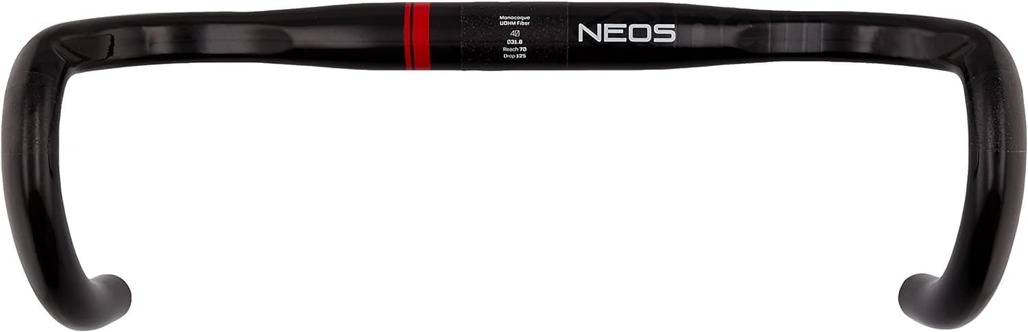 Cinelli Unisex's Neos Drop Handlebars, Black/Red
