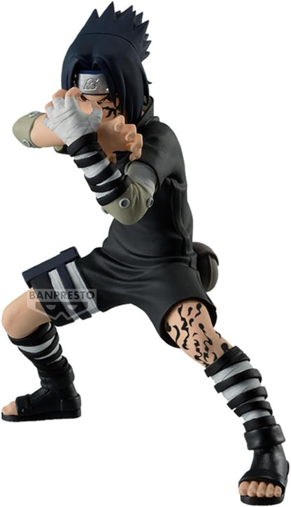 Banpresto Sammelfigur Sasuke Uchiha Naruto - Vibration Stars (Gaara & Uchiha Sasuke), 14 cm, Mehrfarbig, optimal für Anime-Fans