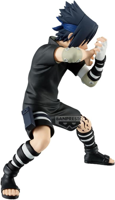 Banpresto Sammelfigur Sasuke Uchiha Naruto - Vibration Stars (Gaara & Uchiha Sasuke), 14 cm, Mehrfarbig, optimal für Anime-Fans