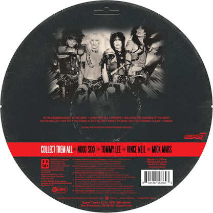 Super7 Motley Crue Reaction Figures Wave 02 - Vince Neil (Shout at The Devil - Black & White) Action Figure