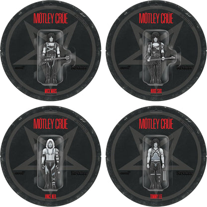 Super7 Motley Crue Reaction Figures Wave 02 - Vince Neil (Shout at The Devil - Black & White) Action Figure