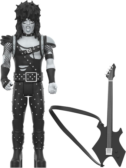 Super7 Motley Crue Reaction Figures Wave 02 - Nikki Sixx (Shout at The Devil - Black & White) Action Figure