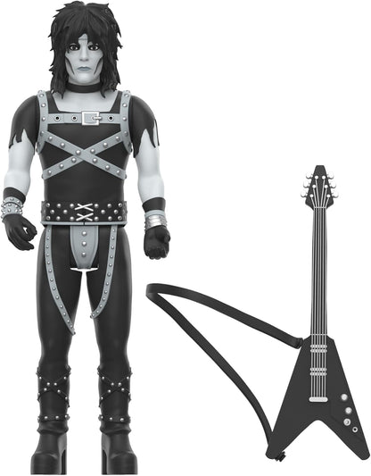 Super7 Motley Crue Reaction Figures Wave 02 - Mick Mars (Shout at The Devil - Black & White) Action Figure