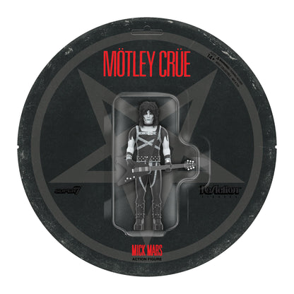 Super7 Motley Crue Reaction Figures Wave 02 - Mick Mars (Shout at The Devil - Black & White) Action Figure