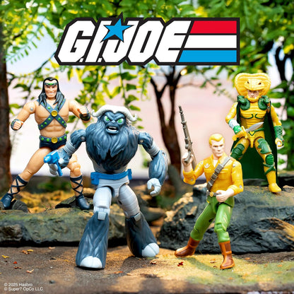 Super7 Reaction+ G.I. Joe Duke (dibujos animados) - Figura de acción de G.I. Joe de 3.75 pulgadas con accesorios, coleccionables clásicos de dibujos animados y juguetes retro