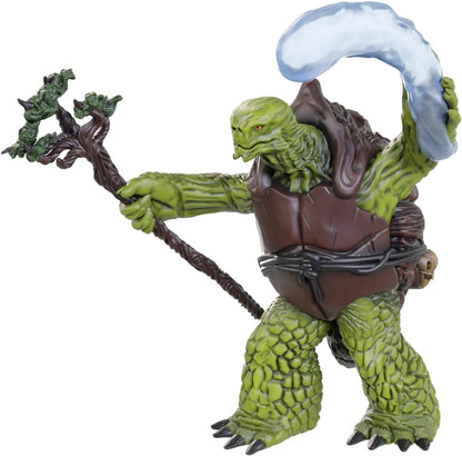 Dungeons & Dragons Nolzur's Marvelous Miniatures: Tortle Druid & Wild Shape Giant Lizard | Unpainted Miniatures | Wave 24